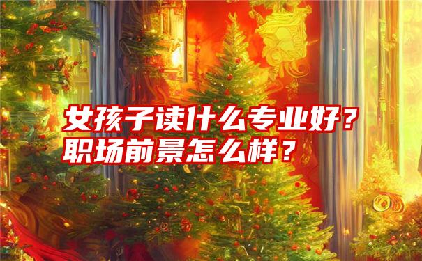 女孩子读什么专业好？职场前景怎么样？