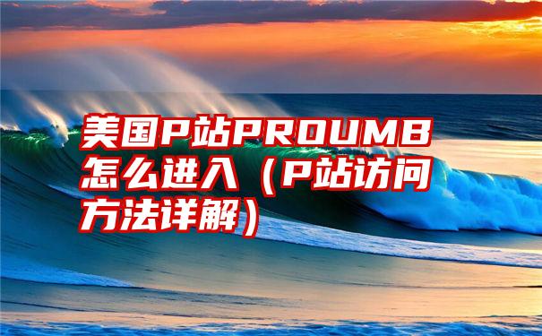 美国P站PROUMB怎么进入（P站访问方法详解）