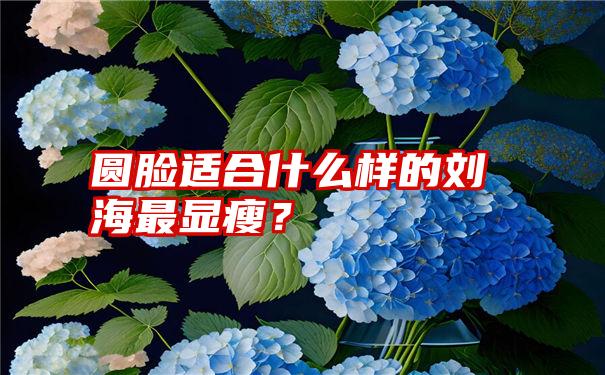 圆脸适合什么样的刘海最显瘦？