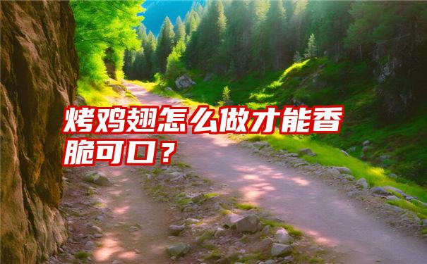 烤鸡翅怎么做才能香脆可口？