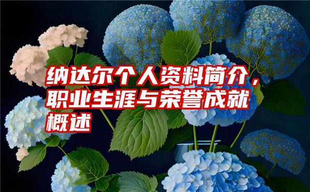 纳达尔个人资料简介，职业生涯与荣誉成就概述