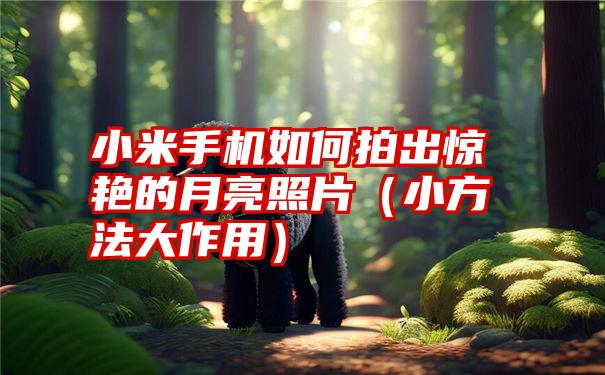 小米手机如何拍出惊艳的月亮照片（小方法大作用）