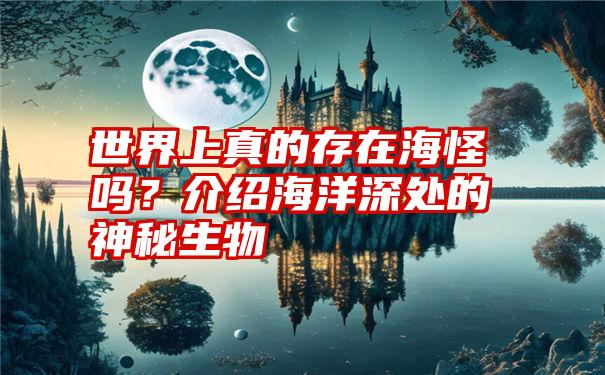 世界上真的存在海怪吗？介绍海洋深处的神秘生物