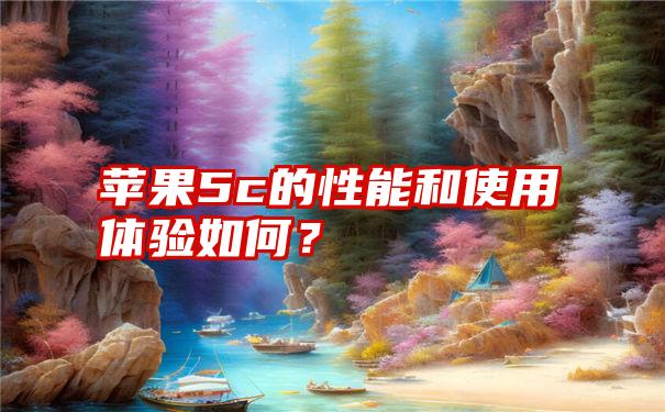 苹果5c的性能和使用体验如何？