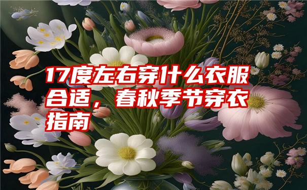 17度左右穿什么衣服合适，春秋季节穿衣指南