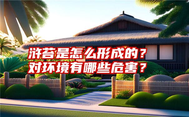 浒苔是怎么形成的？对环境有哪些危害？