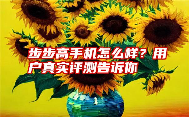 步步高手机怎么样？用户真实评测告诉你