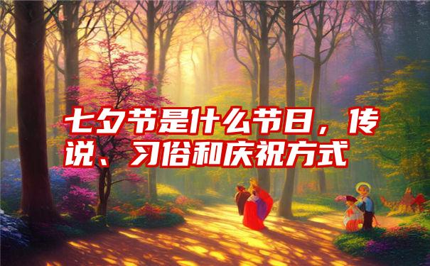 七夕节是什么节日，传说、习俗和庆祝方式