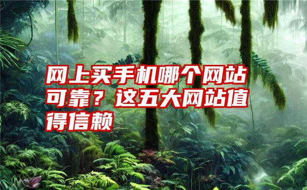 网上买手机哪个网站可靠？这五大网站值得信赖