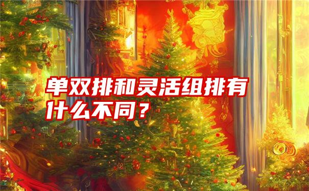 单双排和灵活组排有什么不同？