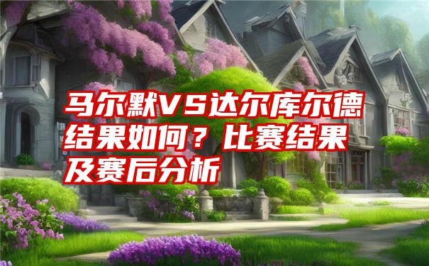 马尔默VS达尔库尔德结果如何？比赛结果及赛后分析