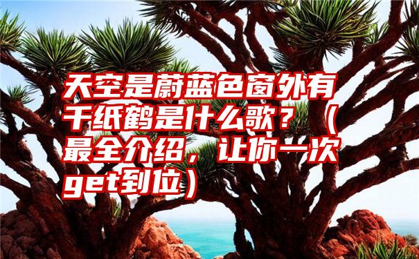 天空是蔚蓝色窗外有千纸鹤是什么歌？（最全介绍，让你一次get到位）