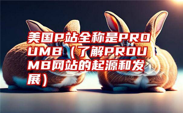 美国P站全称是PROUMB（了解PROUMB网站的起源和发展）