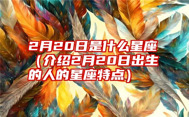 2月20日是什么星座（介绍2月20日出生的人的星座特点）