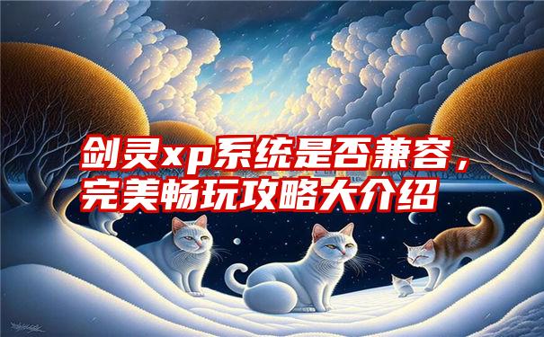 剑灵xp系统是否兼容，完美畅玩攻略大介绍