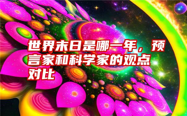 世界末日是哪一年，预言家和科学家的观点对比