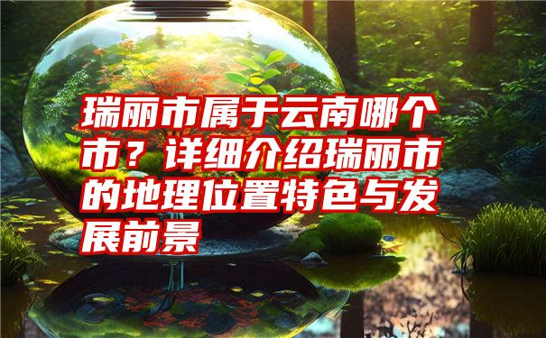 瑞丽市属于云南哪个市？详细介绍瑞丽市的地理位置特色与发展前景