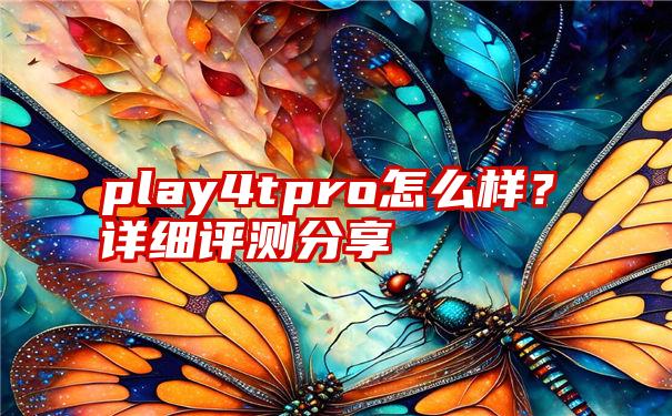 play4tpro怎么样？详细评测分享