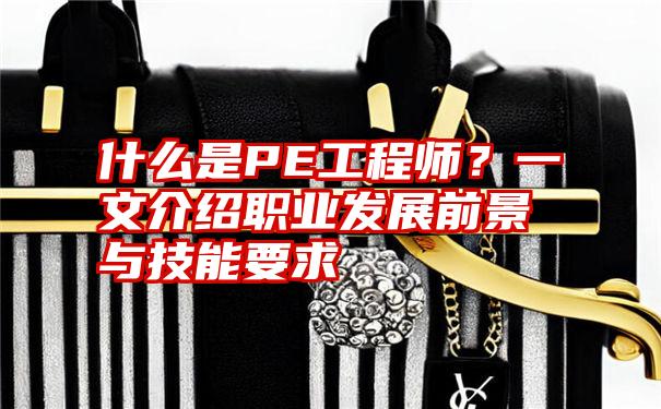 什么是PE工程师？一文介绍职业发展前景与技能要求