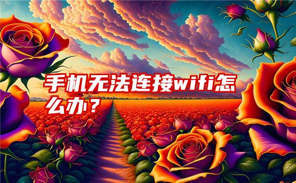 手机无法连接wifi怎么办？