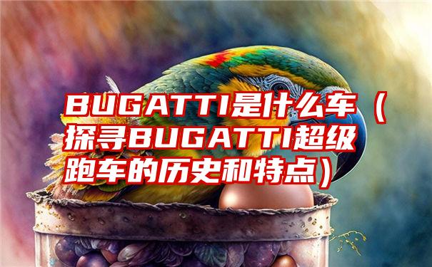 BUGATTI是什么车（探寻BUGATTI超级跑车的历史和特点）