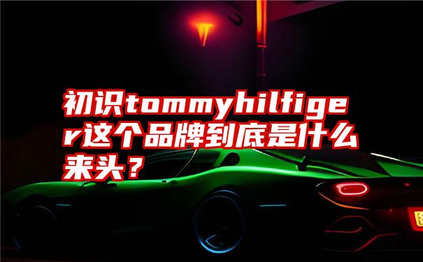 初识tommyhilfiger这个品牌到底是什么来头？