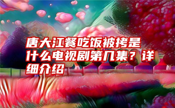 唐大江餐吃饭被拷是什么电视剧第几集？详细介绍