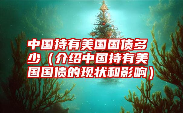 中国持有美国国债多少（介绍中国持有美国国债的现状和影响）