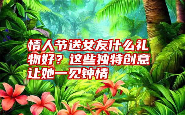 情人节送女友什么礼物好？这些独特创意让她一见钟情