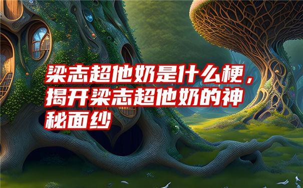 梁志超他奶是什么梗，揭开梁志超他奶的神秘面纱