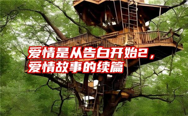 爱情是从告白开始2，爱情故事的续篇