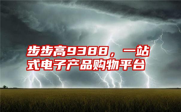 步步高9388，一站式电子产品购物平台