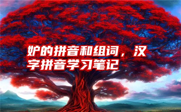 妒的拼音和组词，汉字拼音学习笔记