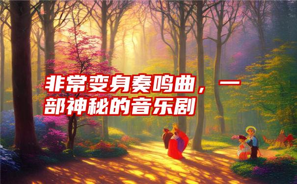 非常变身奏鸣曲，一部神秘的音乐剧