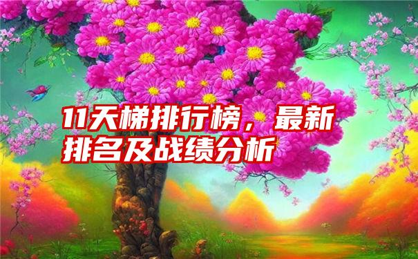 11天梯排行榜，最新排名及战绩分析