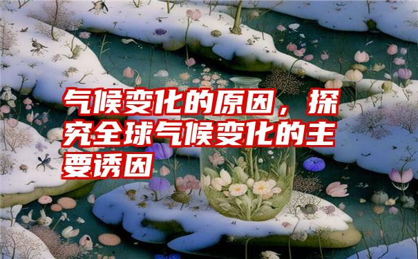 气候变化的原因，探究全球气候变化的主要诱因