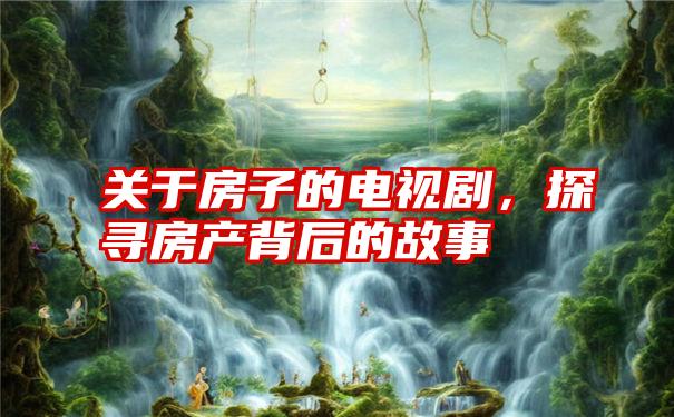 关于房子的电视剧，探寻房产背后的故事