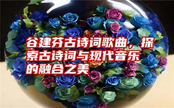 谷建芬古诗词歌曲，探索古诗词与现代音乐的融合之美