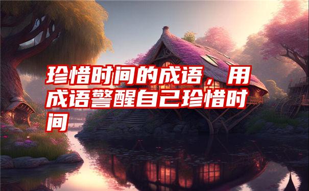 珍惜时间的成语，用成语警醒自己珍惜时间