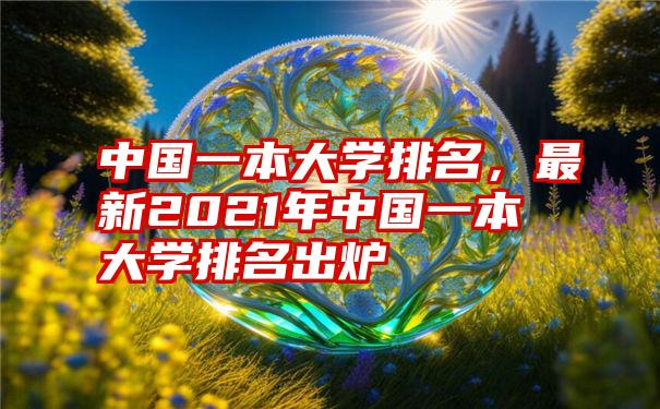 中国一本大学排名，最新2021年中国一本大学排名出炉