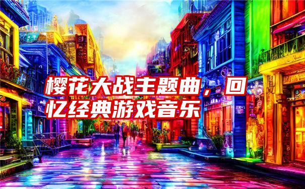 樱花大战主题曲，回忆经典游戏音乐