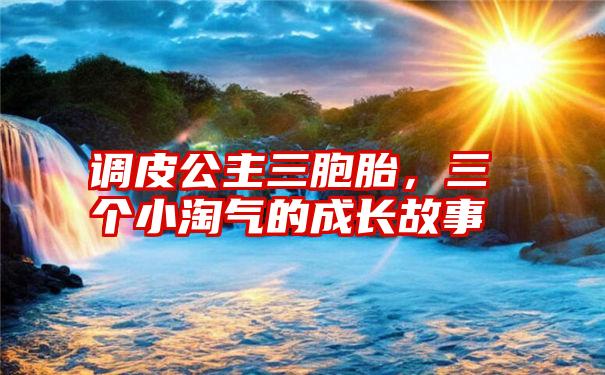 调皮公主三胞胎，三个小淘气的成长故事