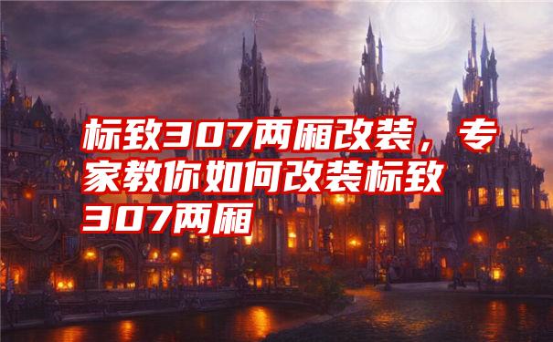 标致307两厢改装，专家教你如何改装标致307两厢