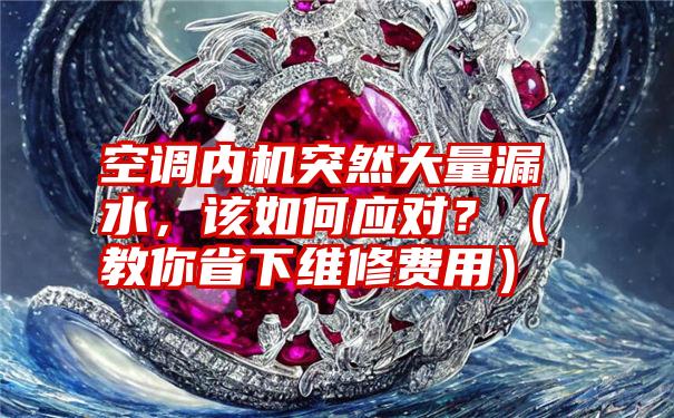 空调内机突然大量漏水，该如何应对？（教你省下维修费用）