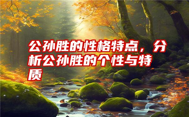 公孙胜的性格特点，分析公孙胜的个性与特质