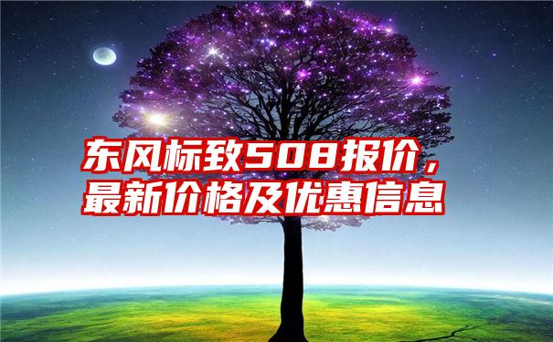 东风标致508报价，最新价格及优惠信息