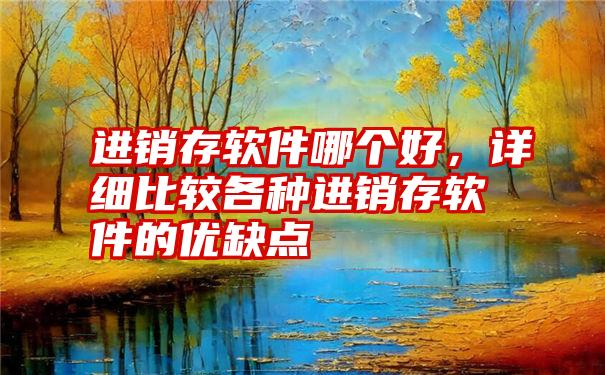 进销存软件哪个好，详细比较各种进销存软件的优缺点