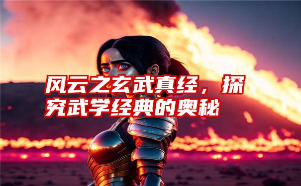 风云之玄武真经，探究武学经典的奥秘