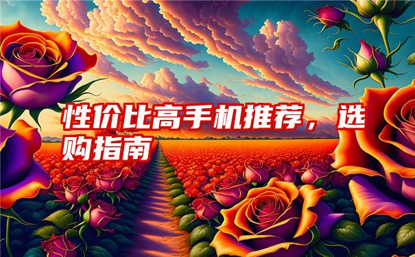 性价比高手机推荐，选购指南