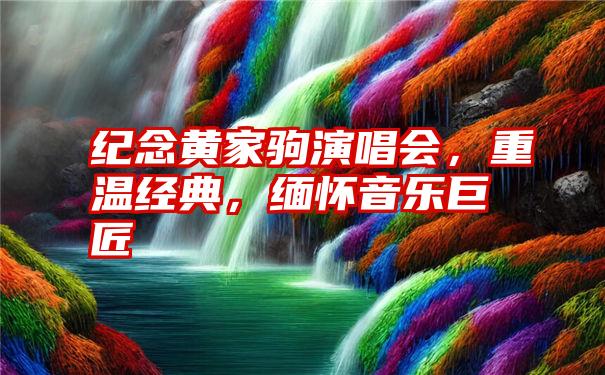 纪念黄家驹演唱会，重温经典，缅怀音乐巨匠